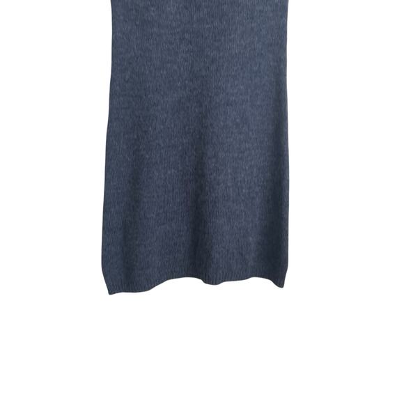 Mudd‎ Women Mini Sweater Tunic Dress S Gray Wool Blend Cowl Neck Academia Preppy - Picture 7 of 10